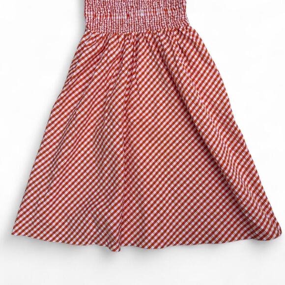 Kenzo strapless gingham midi dress - Picture 6 of 7